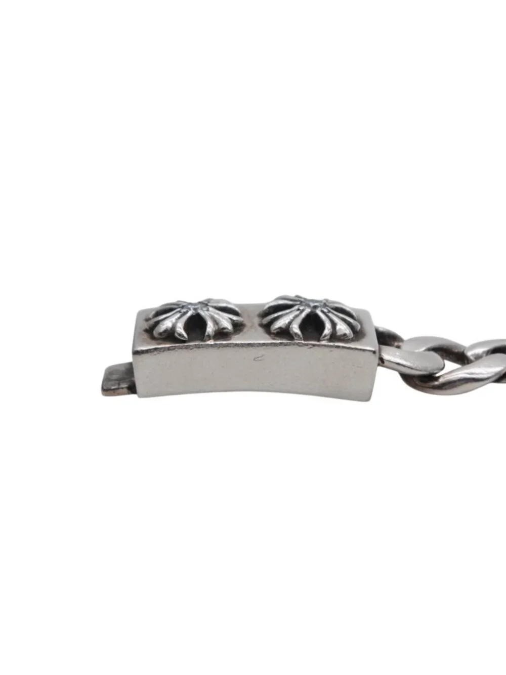 Chrome Hearts Mini ID CH Cross Classic Bracelet Pave Diamond 2000 925